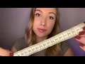 ASMR Measuring You Writing Sounds Personal Attention