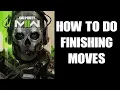 Beginners Guide How To Customize Do Melee Kill Finishing Moves COD MW2 Modern Warfare 2 2022