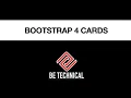 Responsive Cards with Bootstrap 4 and Css