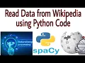 A Python library that makes it easy to access and parse data from Wikipedia