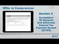 How to Complete Form 656 OIC - Section 5