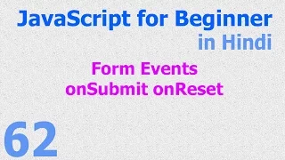 62 JavaScript Hindi - Beginner Tutorials