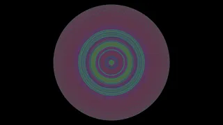 Generative Art - Colorful Concentric Circles Processing