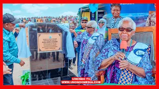 MAMA MARIA NYERERE AZINDUA DARAJA LA BILIONI 4.7 KALAMBO, PROF. SHEMDOE AMSHUKURU RAIS SAMIA