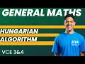 Hungarian Algorithm VCE General Maths 3 4