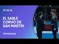 Lagu El presidente Javier Milei encabezó la entrega del sable corvo de San Martín a Granaderos