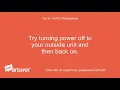 have trane comfort link ll and error 126 how do i clear i