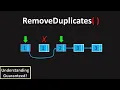 Can You Remove These Duplicates LeetCode 83 Remove Duplicates from Sorted List