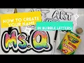 Create Your Name in Bubble Letters