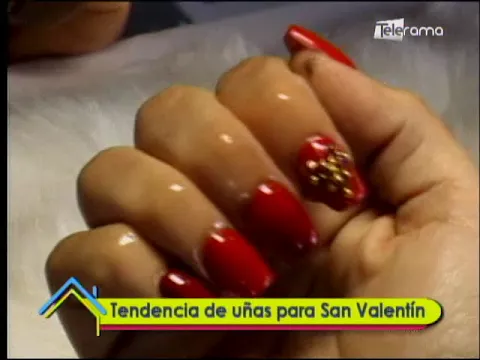 Tendencia de uñas para San Valentín
