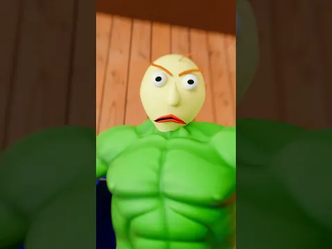 Hulk Baldi Tries to Stop Baldiβ¦ BIG MISTAKE! π