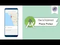 How to Implement Place Picker in Android Studio PlacePicker Android Coding