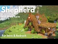 SHEPHERD HOUSE WOOL FARM Minecraft Tutorial Java Bedrock 26 2