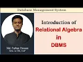 Lec 38 Relational Algebra Types of Relational Algebra DBMS Bangla Tutorial