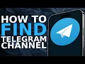 How to Find Telegram Channels Step by step 2023