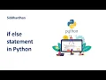 2 6 if else statement in Python if else if elif else nested if statement Python Tutorial