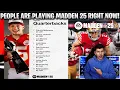 PEOPLE ARE PLAYING MADDEN 25 RIGHT NOW MADDEN 25 QB MLB RATINGS REVEALED