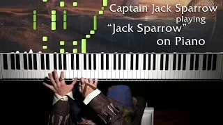captain jack sparrow playing 