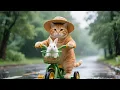 Download Lagu Mama Cat Rescues a Baby Bunny and Raises It Like Her Own 🐱🐰❤️