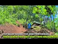 NEKAD.SEORANG NENEK TINGGAL MENYENDIRI DI RUMAH KAKI BUKIT DEKAT TEBING DAN HUTAN RAWAN LONGSOR 