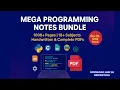 Programming Notes Bundle PDF C C Python Java HTML SQL More Handwritten All Subjects