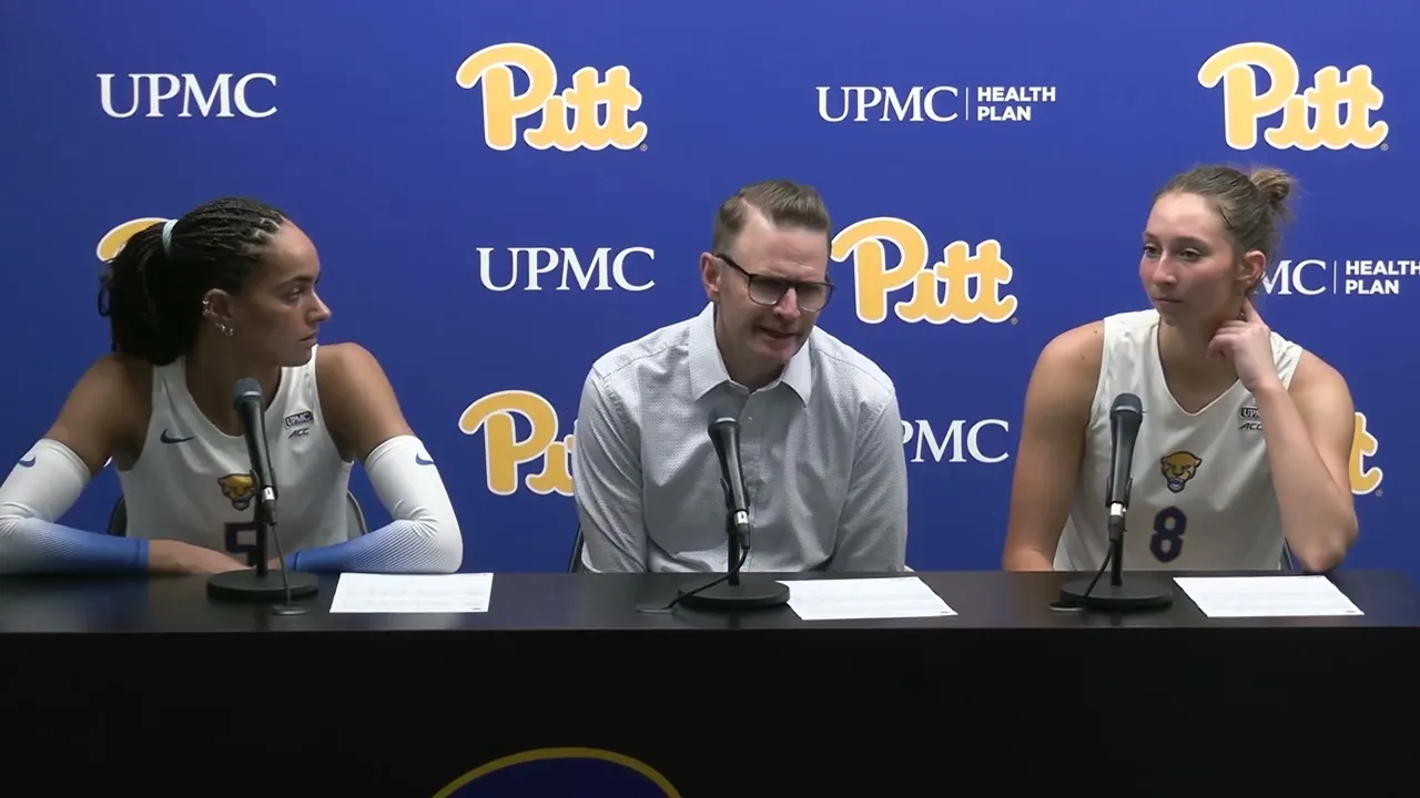 Pitt Volleyball | SMU Post Game | Dan Fisher, Olivia Babcock & Blaire Bayless