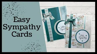 Easy Sympathy Card Simple Thoughtful Card Making