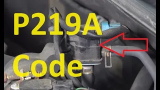 Causes and Fixes P219A Code Bank 1 Ratio Imbalance