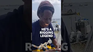 64 year old climbs mast #windedvoyage #sailinglife #sailing #africa