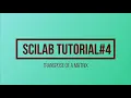 TRANSPOSE OF A MATRIX IN SCILAB SCILAB TUTORIAL