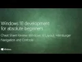 UWP 022 Cheat Sheet Review Windows 10 Layout Hamburger Navigation and Controls