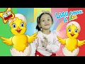 LAGU ANAK AYAM KUKURUYUK BERLOMPATAN  | Five Little Chicks | LAGU ANAK INDONESIA POPULER