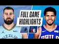 GRIZZLIES at 76ERS FULL GAME HIGHLIGHTS April 4 2021