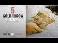 Top 10 Gold Throw Pillows 2018 16 x16 with INSERT Mermaid Sequin Pillow with Color Changing