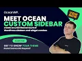 Ocean Custom Sidebar Create an Unlimited Amount of WordPress Sidebars with OceanWP