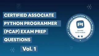 Certified Associate Python Programmer PCAP Practice Exam Questions vol 1