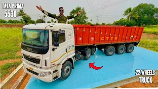 RC TATA Prima 5530 Fuel Tanker Truck Unboxing & Testing – Chatpat toy tv