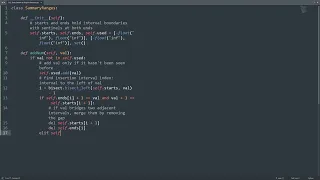 Leetcode 352 Data Stream as Disjoint Intervals in Python Python Leetcode Python Coding Tutorial