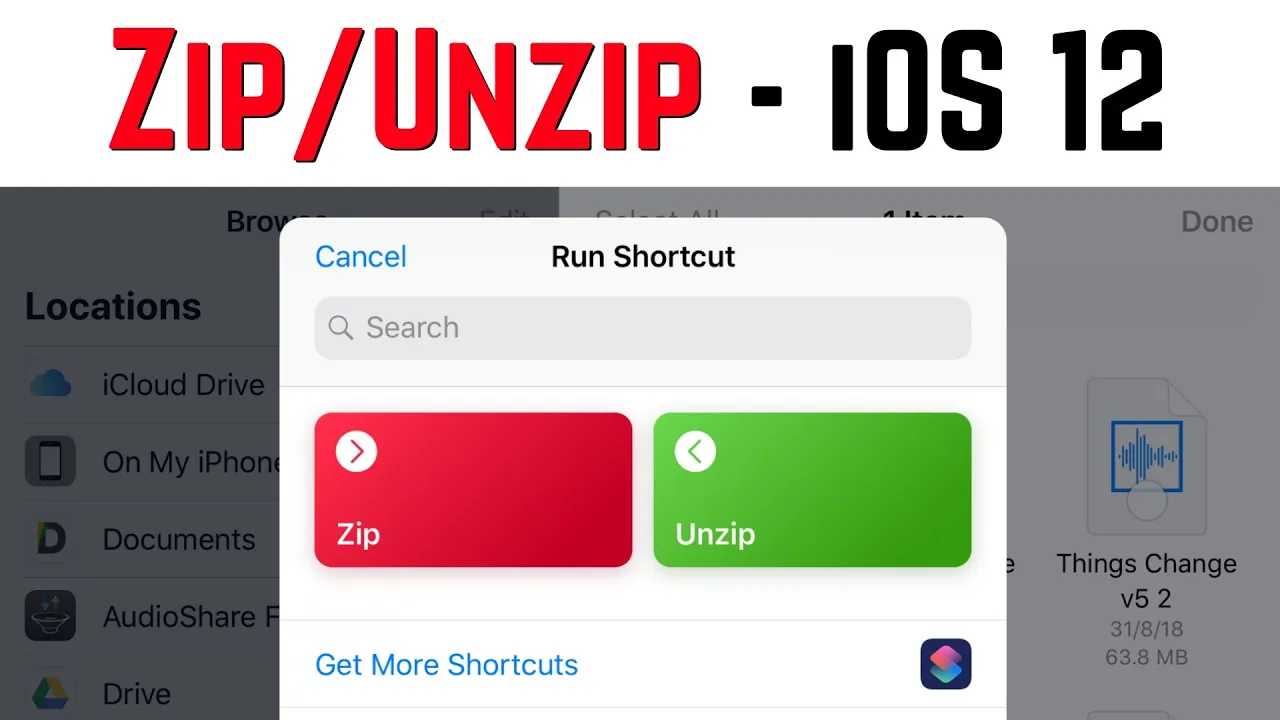 You can easily download and unzip any zip file on your iPhone. Simply download the zip file with a d. 