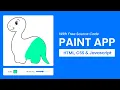 Coloring App HTML CSS and Javascript Project