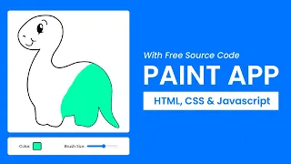 Coloring App HTML CSS and Javascript Project