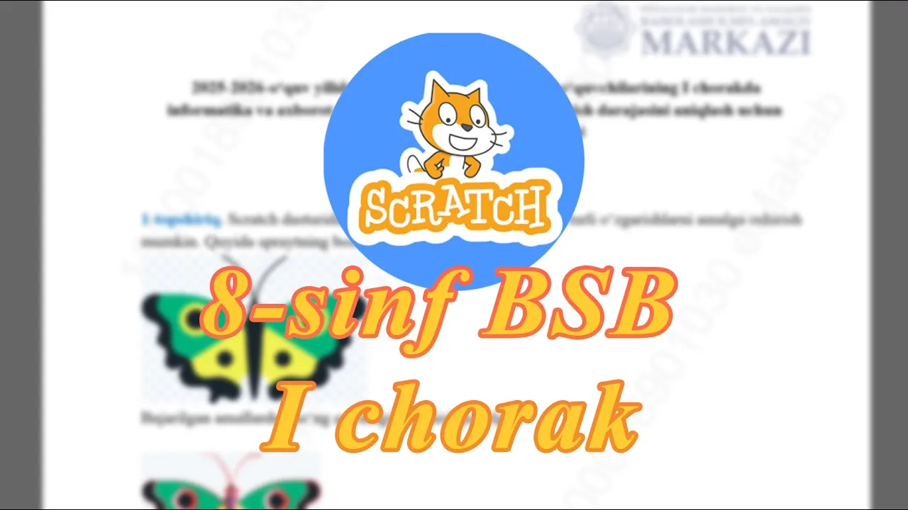 8-sinf BSB I chorak. Informatika