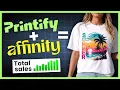 Print on Demand for 0 Printify Affinity Tutorial