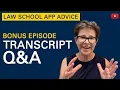 A2Z 16b BONUS EPISODE Transcript Q A