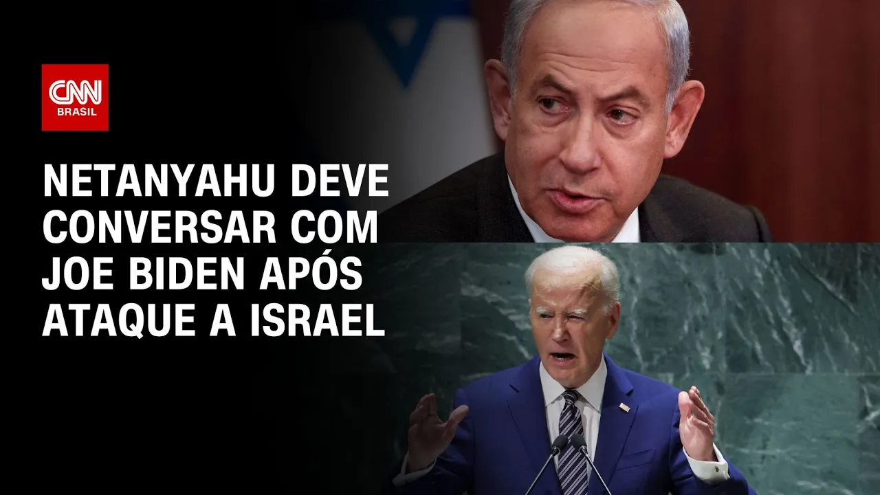 Netanyahu deve conversar com Joe Biden após ataque a Israel | AGORA CNN