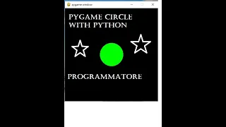 pygame draw circle with python