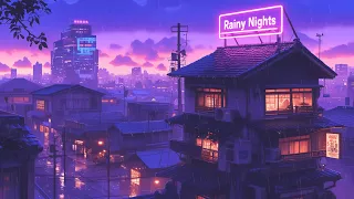 Vintage Lofi Hip Hop Beats 🎍 Retro Vibes &  1980s & 90s Tokyo Town Ambience 🌆 Lofi Rain Playlist