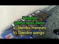 Penjelasan memahami Laras Saron slendro manyuro dan slendro songo.