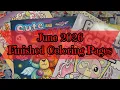 June 2026 Finished Coloring Pages