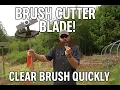 ChoirLingo Weedeater Blade Review Clearing Brush Saplings FAST